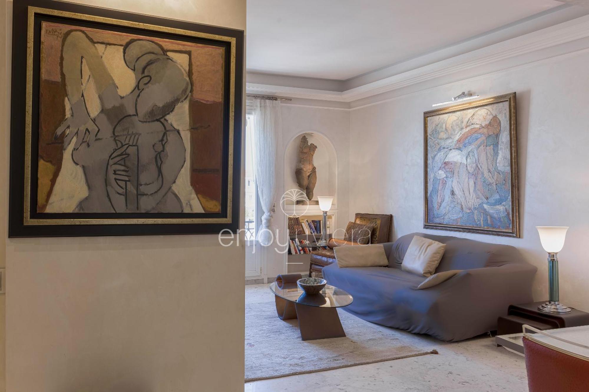Palais Miramar: Modern Art Suite with Sea View Cannes Exterior photo