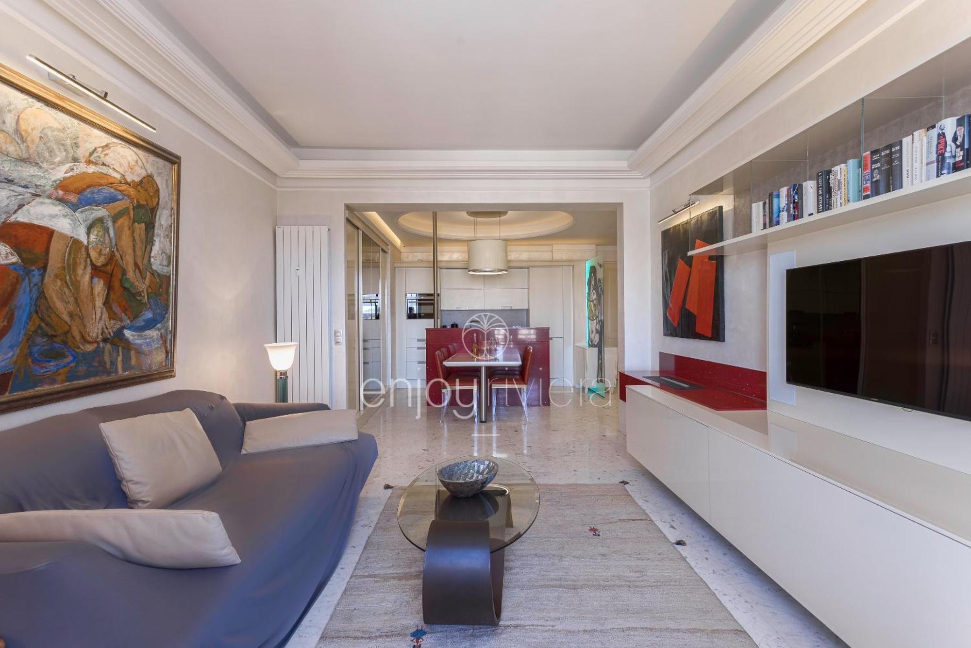 Palais Miramar: Modern Art Suite with Sea View Cannes Exterior photo